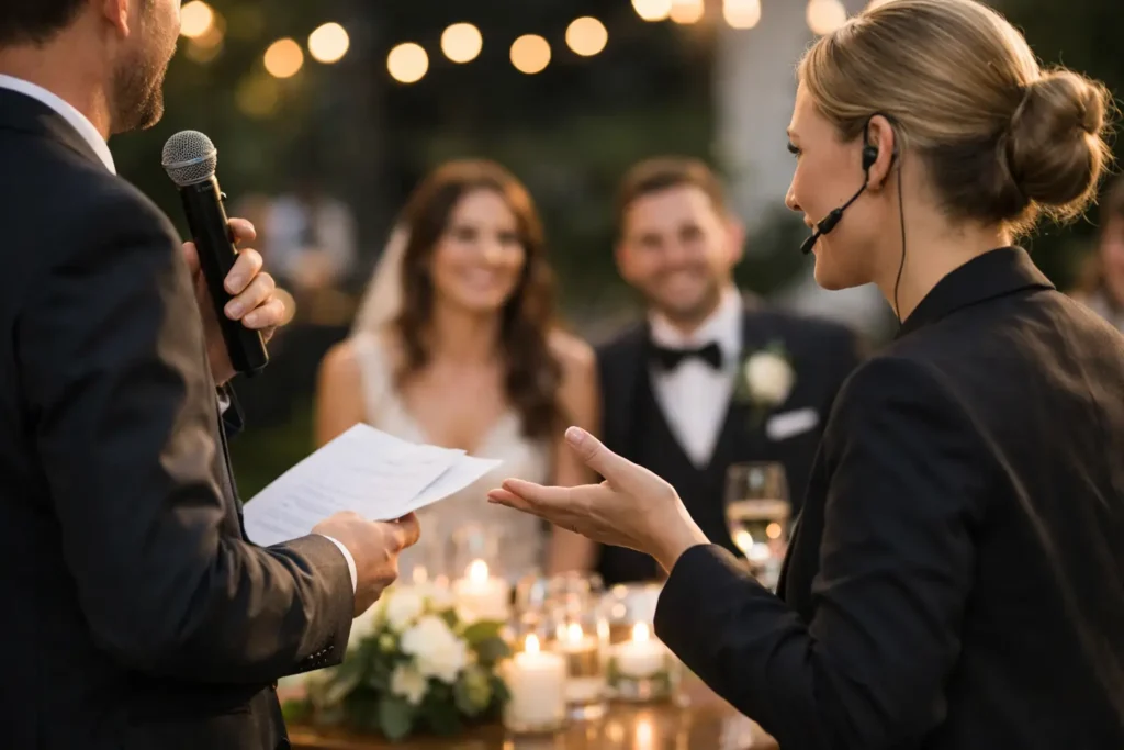 How to Coordinate Reception Speeches Smoothly